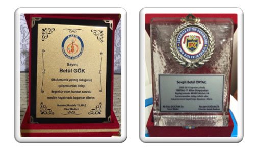 Plaques for Contribution